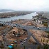 Развязка на мосту Патона работает, несмотря на запрет об эксплуатации