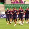 Сборная России готовится к матчу с чехами