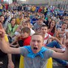 В фан-зону Киева на сегодняшний матч придут 100 тысяч болельщиков