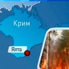 В Ялте горит горно-лесной заповедник