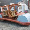 Немец воссоздал автомобиль Флинстоунов