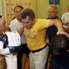 "Регионала" силой вывели из президиума Львовского облсовета