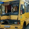 В Харькове маршрутка столкнулась с грузовиком, пострадали 6 человек