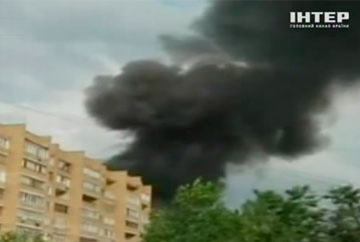 Московские пожарные тушили масштабный пожар