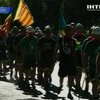 В Мадрид вошли сотни протестующих шахтеров