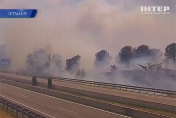 Лесные пожары охватили Испанию и Португалию