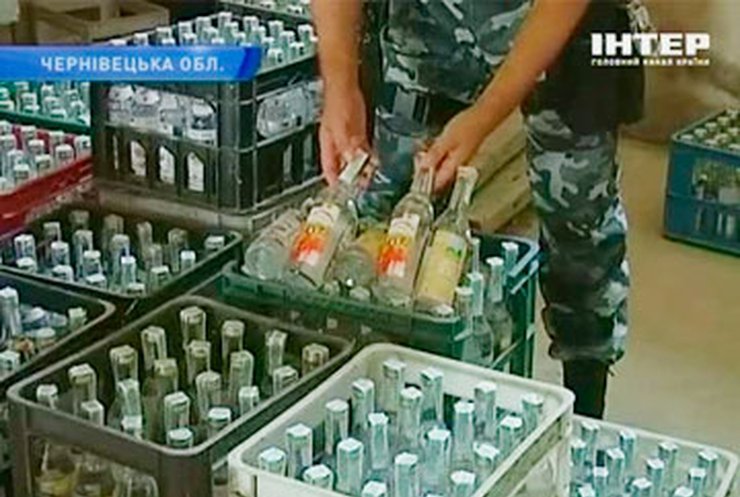 Черновицкая милиция обнаружила подпольный алкогольный цех