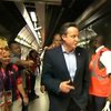 Премьер Великобритании ездит в Олимпийский парк на метро