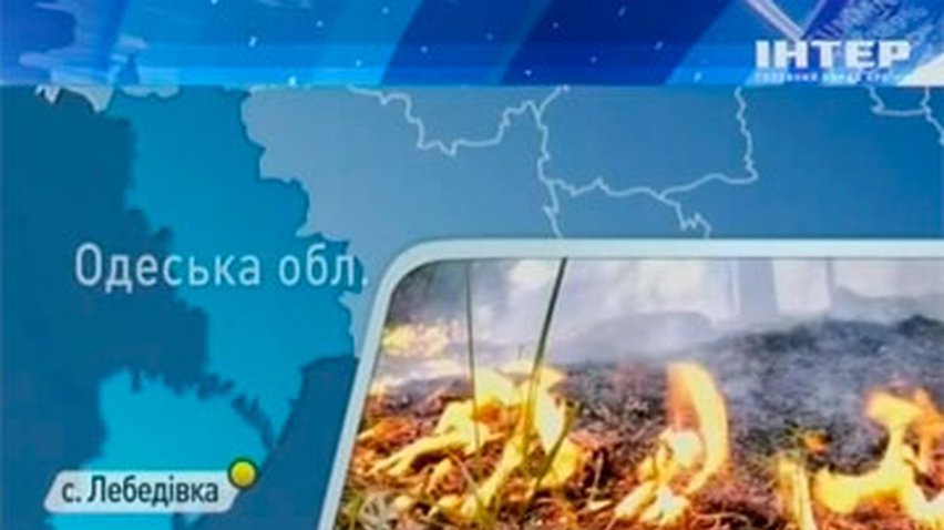 В Одесской области горел природно-национальный комплекс
