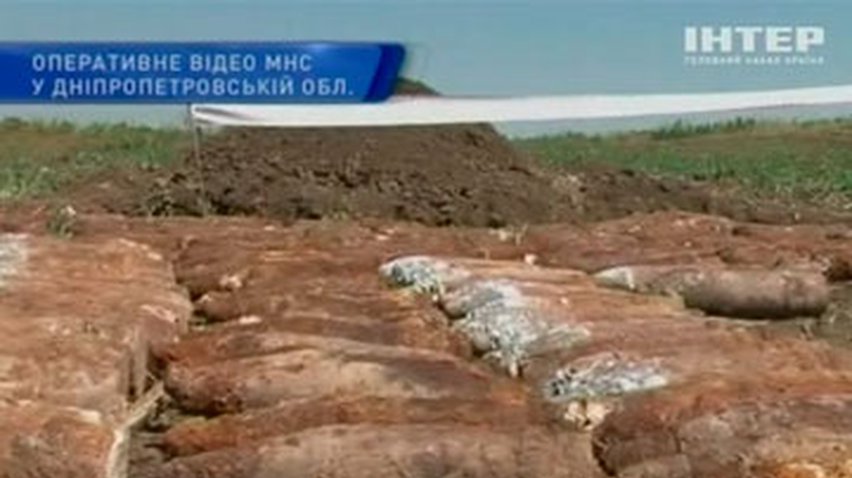 На Днепропетровщине обезвредили 600 снарядов времен войны