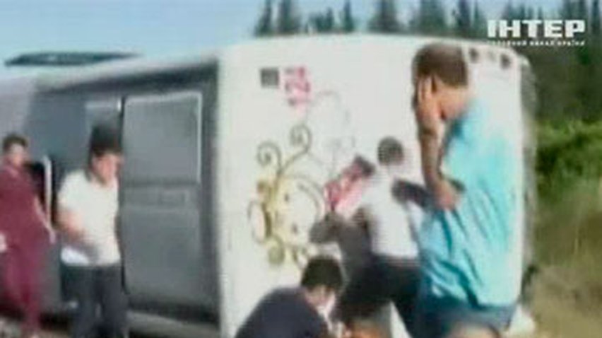 В Турции автобус с российскими туристами попал в ДТП