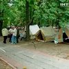 Луганские чернобыльцы вышли на акцию протеста