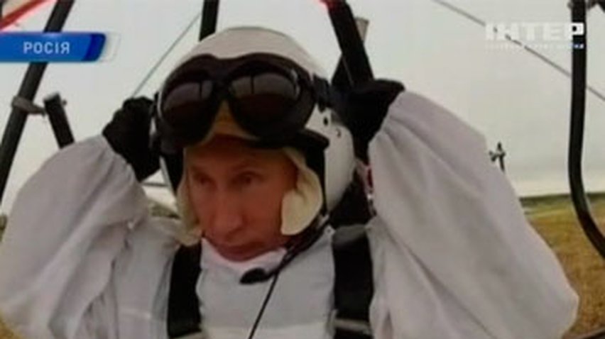 Путин стал предводителем журавлиной стаи