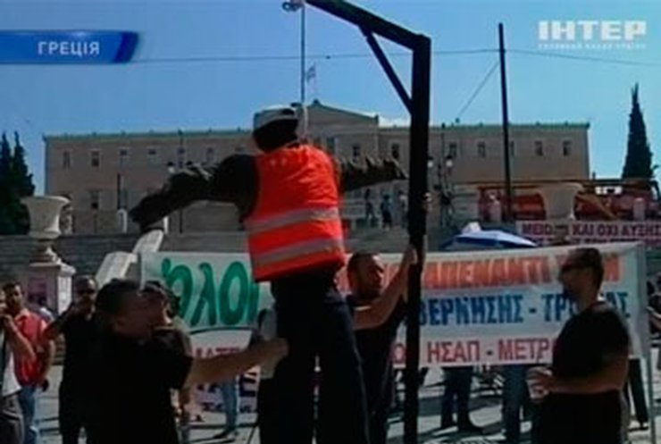 В Греции транспортники протестуют против низких зарплат