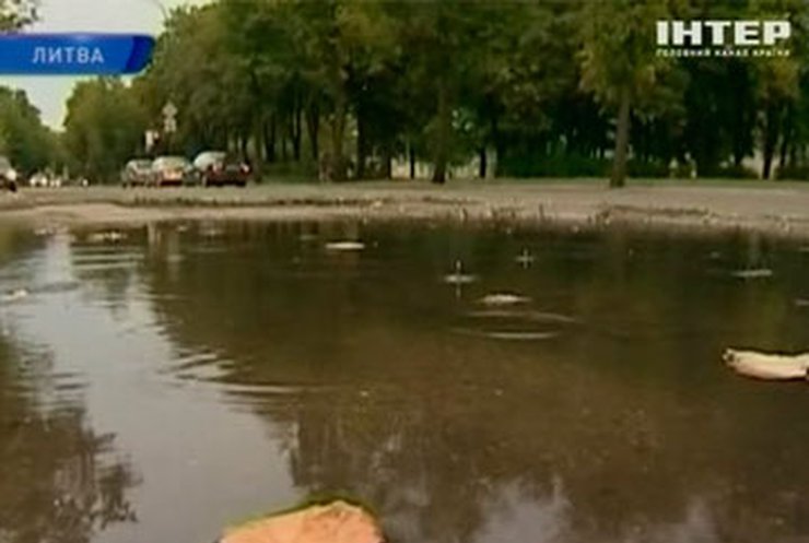 Литовские чиновники решили брать с горожан деньги за дождевую воду