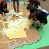 На Хмельнитчине создали карту региона из зерновых
