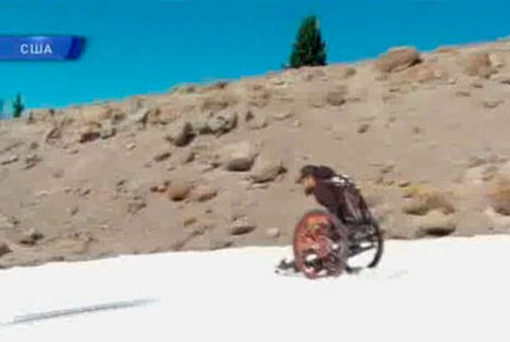 Американец придумал сноуборд для инвалидов