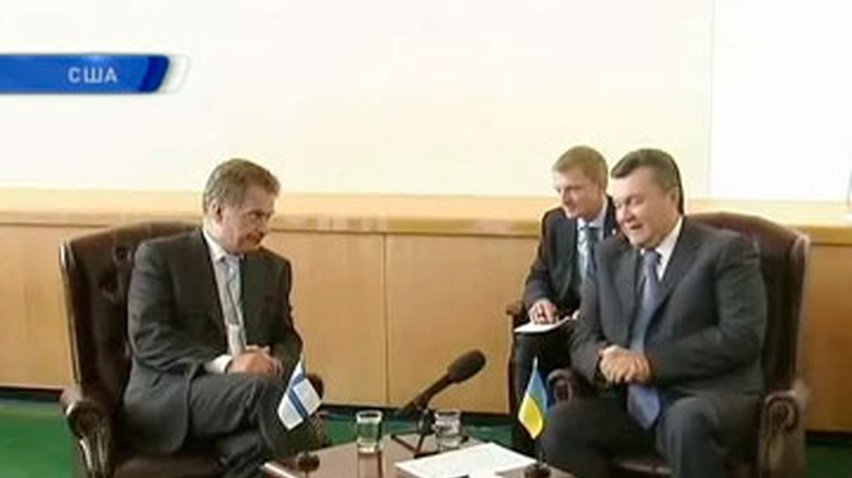 В Нью-Йорке Янукович провел несколько двусторонних встреч