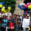 Мексиканские Санта-Клаусы вышли на акцию протеста