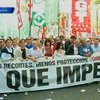 Испанцы снова протестуют против античеловечного бюджета
