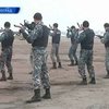 В Кировограде бойцы "Беркута" провели показательные учения