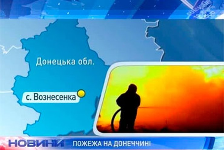 Во время пожара в Донецкой области погибли двое детей