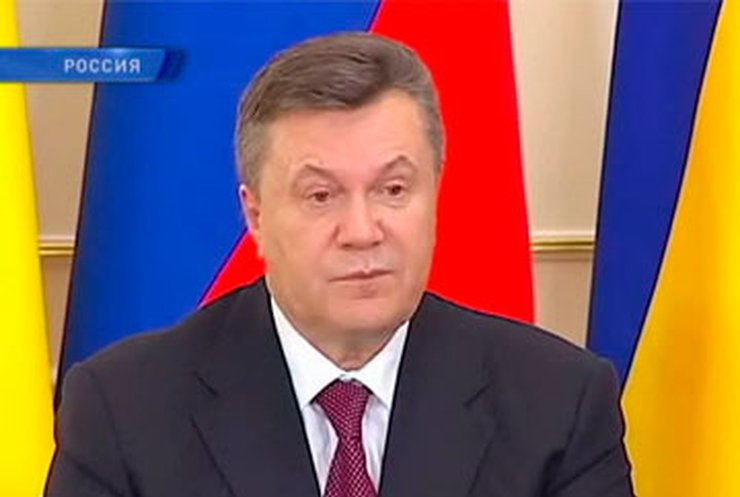 Виктор Янукович с рабочим визитом приехал в Москву