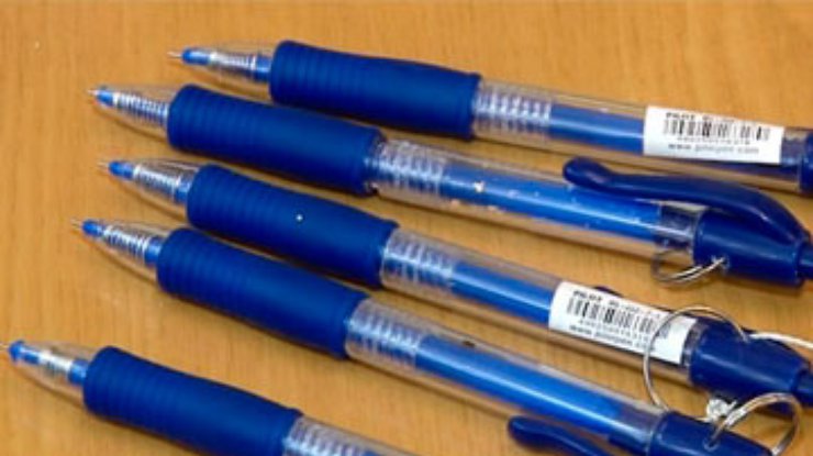 На Прикарпатье не использовали ручки с исчезающими чернилами