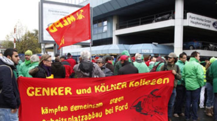 В Бельгии десятки тысяч рабочих протестуют против закрытия завода Ford