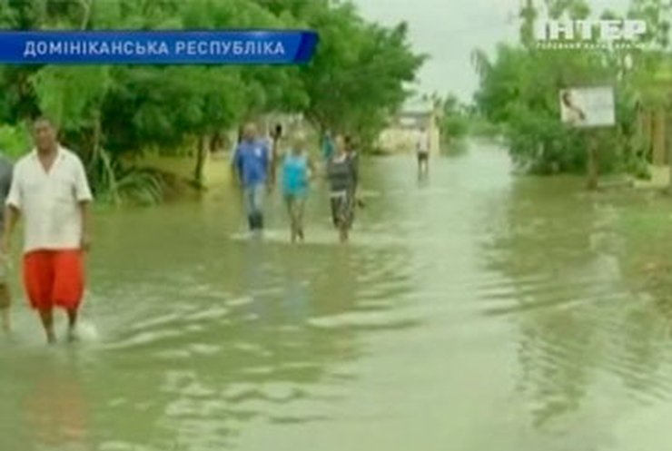 Жители Доминиканской республики страдают от сильных наводнений