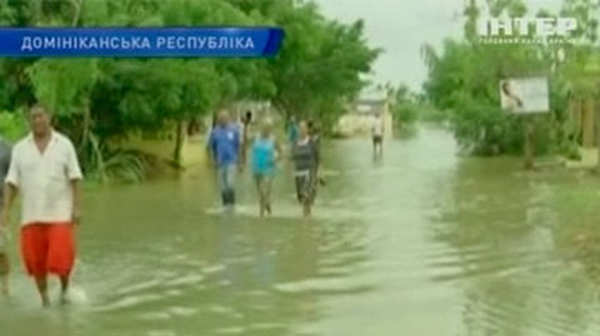 Жители Доминиканской республики страдают от сильных наводнений