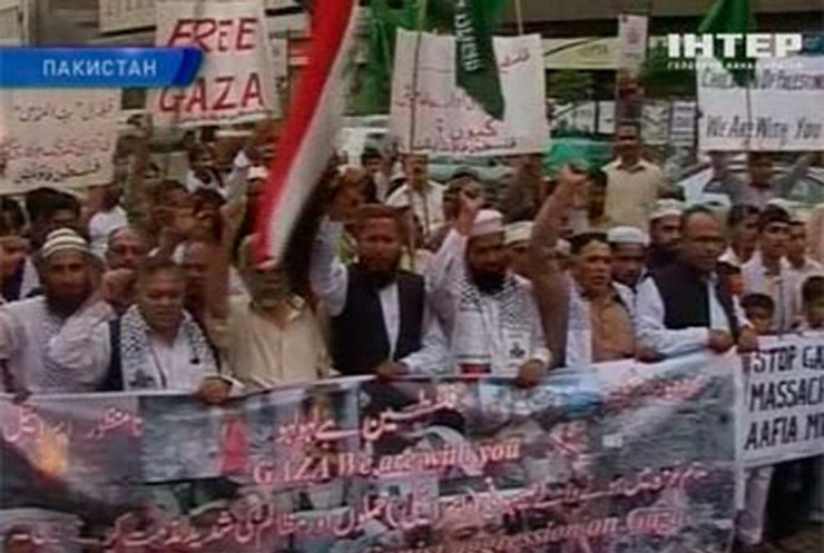 Жители Пакистана вышли на антиизраильский митинг