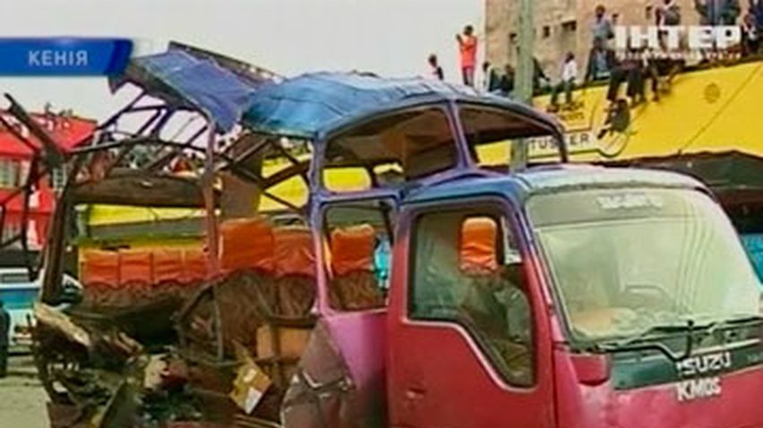 Неизвестные взорвали автобус в Кении