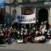 Испанские бездомные вышли на акцию протеста