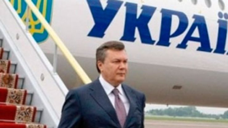 Янукович улетел в Эмираты