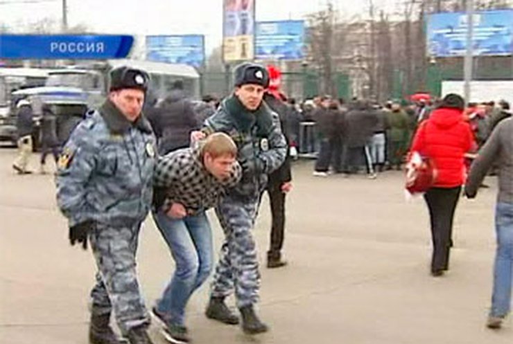 Российские болельщики протестуют против нового "футбольного" закона
