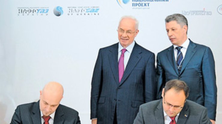 Украина подписала газовый договор на миллиард долларов неизвестно с кем?