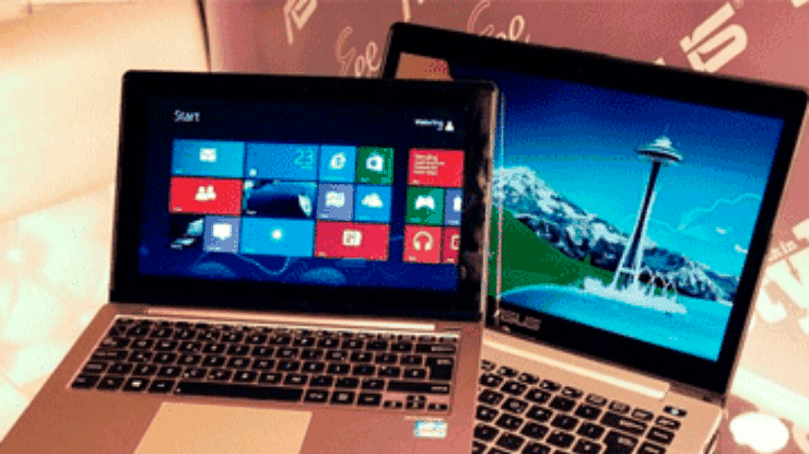 Сенсорные ноутбуки с Windows 8 плохо продаются