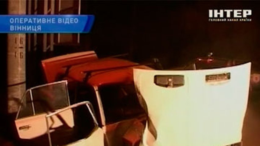 В Виннице три машины ГАИ преследовали парней, угнавших ВАЗ