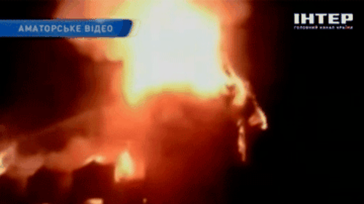 В Симферополе сгорели два здания