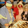 В Виннице Дед Мороз и Святой Николай сыграли в шахматы