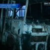 В Луганской области сгорели три автобуса