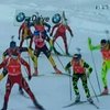 На Кубке мира по биатлону состоялся массовый старт