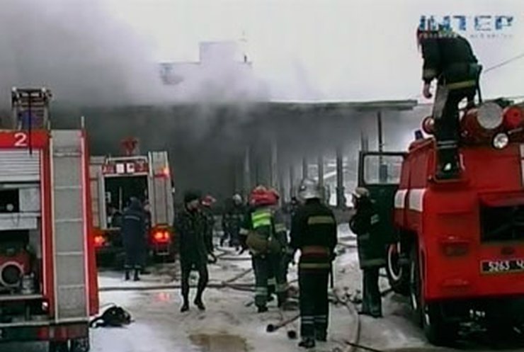 Склад с продуктами сгорел в Хмельницком