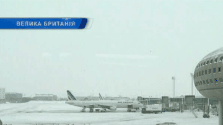 Европу замело снегом