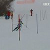 В Киеве прошли соревнования по лыжному слалому