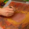 Винницкий художник рисует картины на воде