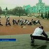 Луганские спортсмены вышли на зарядку