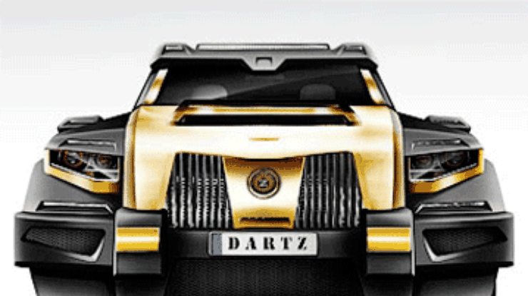 Dartz построила элитный внедорожник, покрытый золотом и бриллиантами