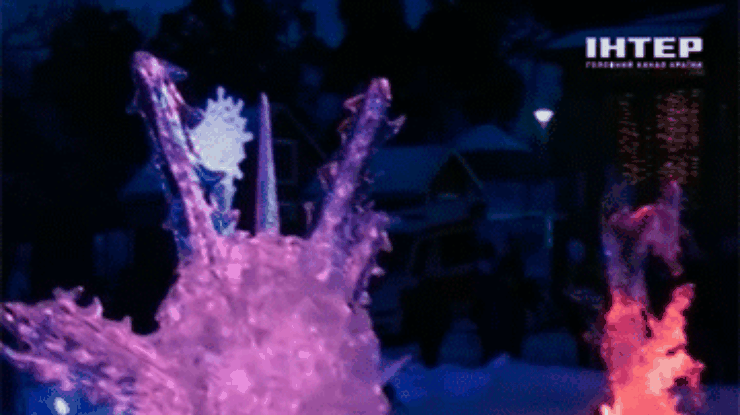В Хельсинки прошел конкурс ледяных скульптур